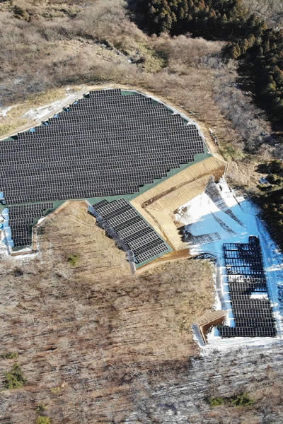 PV power station in Tochigi Prefecture, Japan